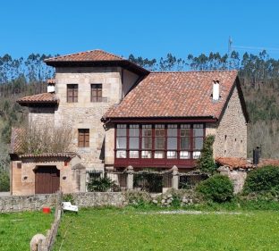 Casa con torre adosada (Riaño de Ibio)