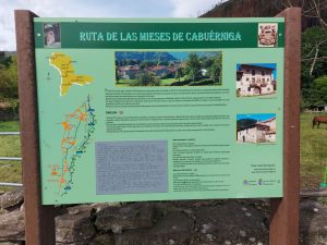 Ruta de las mieses Cartel informatico (Renedo)