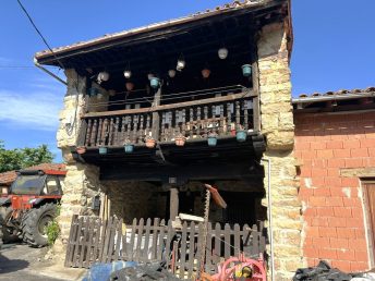 Casa con cerramientos de tablas (Correpoco)