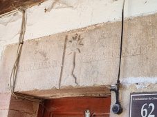 Custodia e inscripción - Hilera en la Cañá (San Pedro)