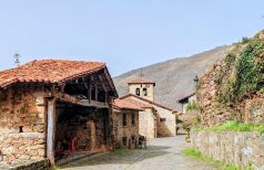 Horno e iglesia (Bárcena Mayor)