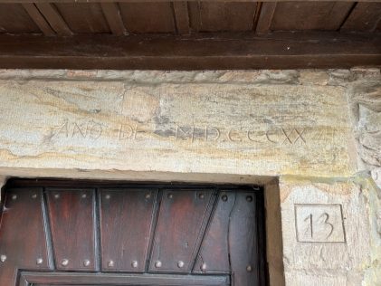 Inscripción - Casa de Concha Espina (Mazcuerras)