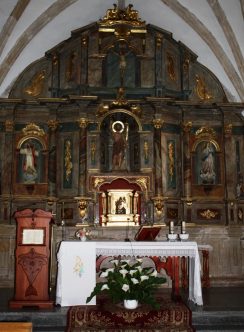 Retablo Iglesia San Juan Bautista (Villannueva de la Peña)